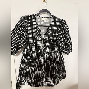 Black and White Checkered Dress